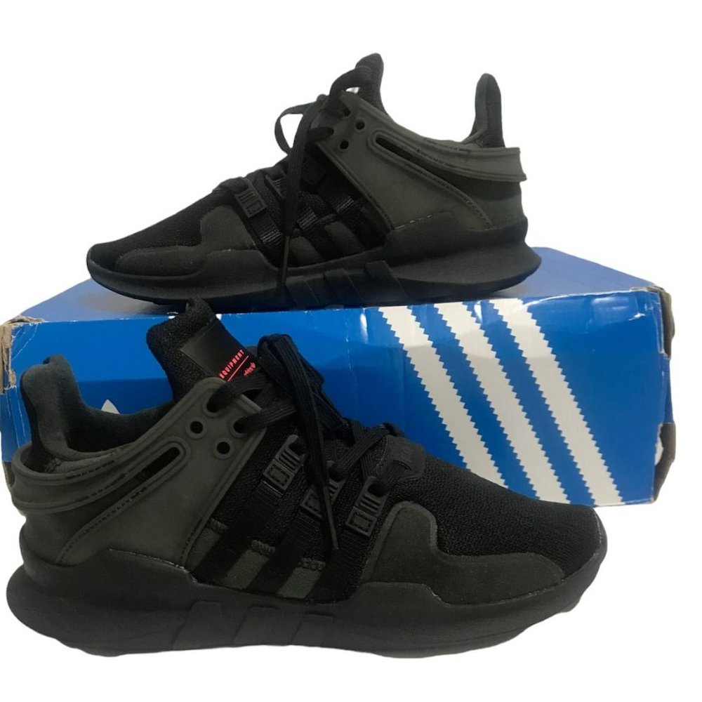 Adidas Eqt Support Adv j (BB0238) BOYS Sneakers Shoes Casual-BLACK -6